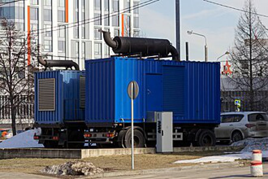 Industrial diesel engine unit