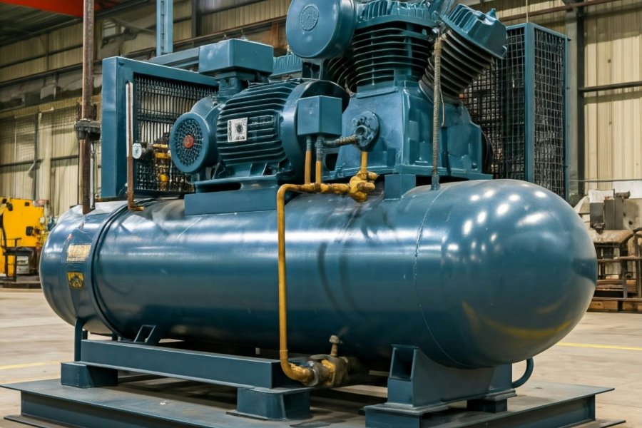 Industrial compressor hall