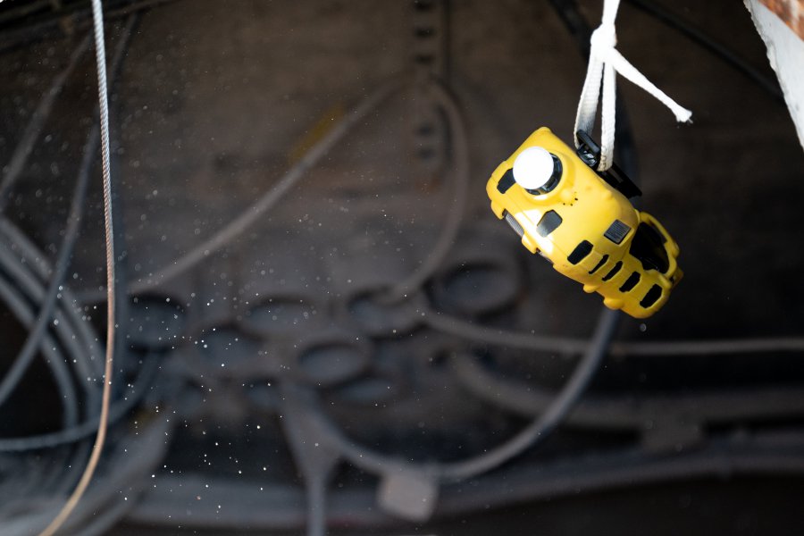 Gas detection equipment used for confined-space safety checks